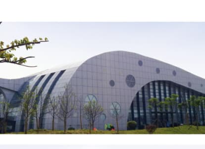 胶南会议中心外景网架工程